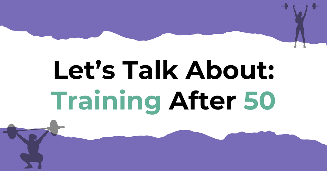 training after 50 blog banner
