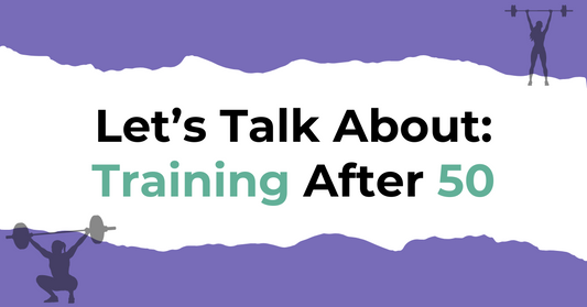 training after 50 blog banner