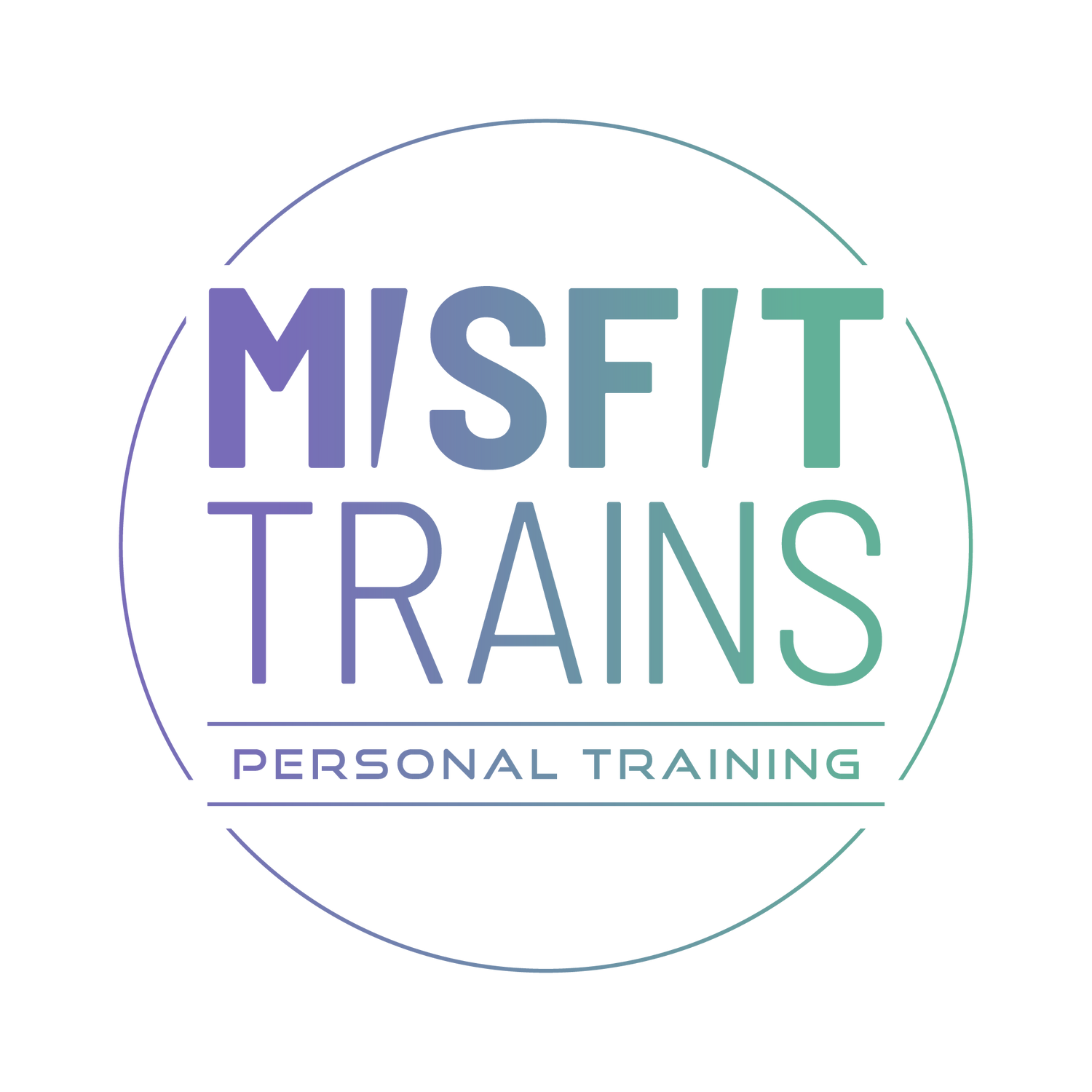 misfit trains personal training logo