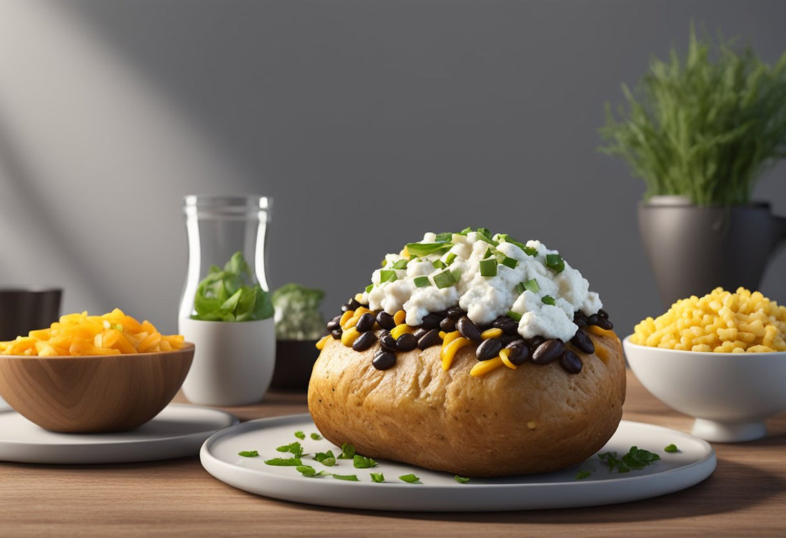 high protein vegan jacket potato