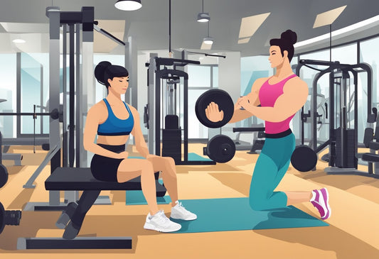 womens personal training session