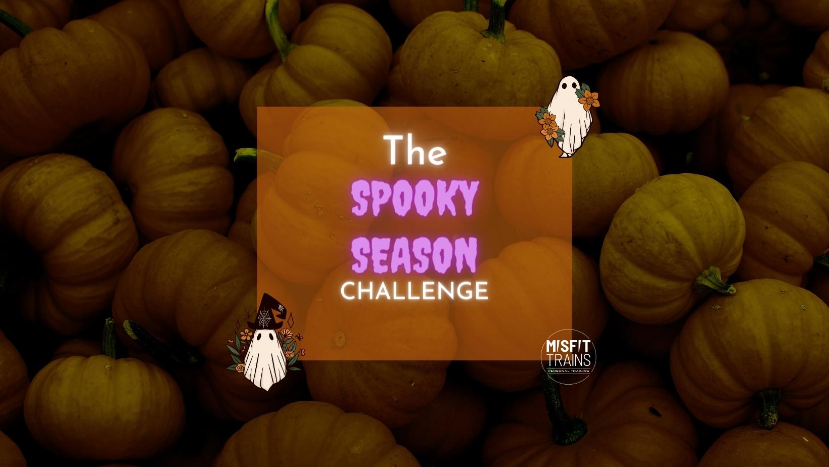 misfit trains spooky season challenge banner