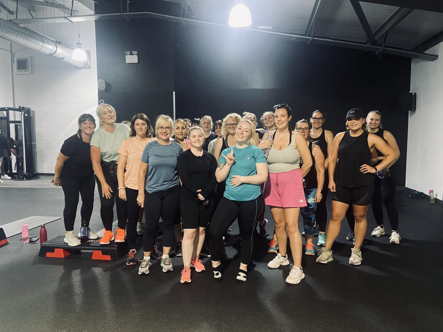 misfit trains fitness class group photo in puregym banbury